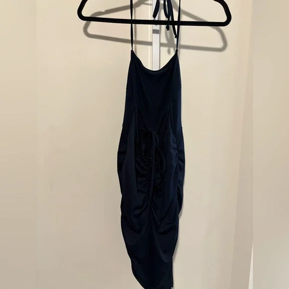 Anthropologie Black Halter Dress - Picture 5 of 8